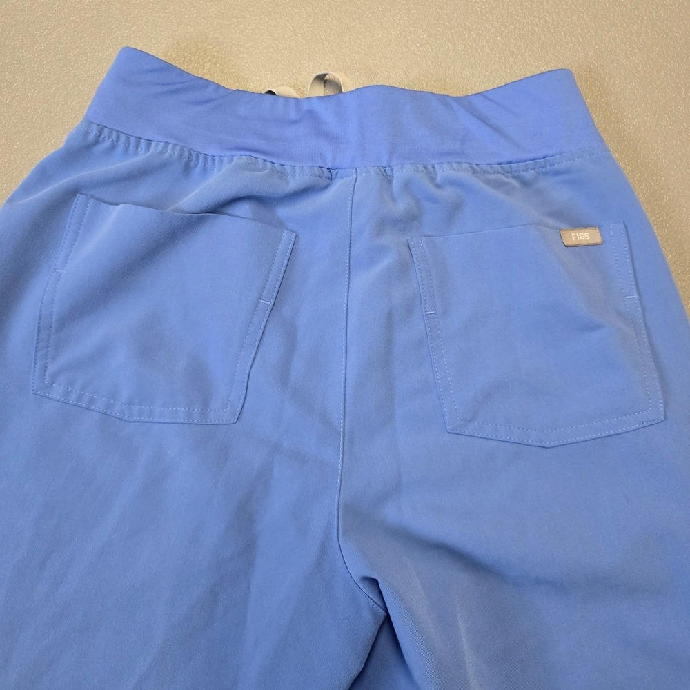 FIGS Scrub Set Womens Blue Jogger Pants V-Neck Top Medical Uniform Bundle - Picture 15 of 16